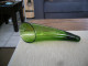 VASE EN FORME DE CORNE VERT - Glas & Kristall