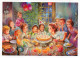 MARTINE--Anniversaire Avec Gâteau ,bougies à Souffler,enfants Et Chien,cpm  Cartoon Collection - Bandes Dessinées