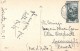 03318 "BUON NATALE" BAMBINI,  ZAMPOGNA, FISARMONICA, PRESEPE, DECORO ORO. CART.   SPED. 1951 - Altri & Non Classificati
