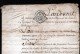 22 SEPTEMBRE 1765,  GENERALITE DE BOURGES, 2 FEUILLES , 2 SCANS - Seals Of Generality