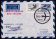 Austria: FFC First Flight Cover, 1964, Austrian Airlines Vienna-Frankfurt-Amsterdam By Caravelle, Retour (traces Of Use) - Covers & Documents