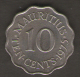 MAURITIUS 10 CENTS 1975 - Mauritius