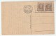 1931 BELGIUM COVER Card SLOGAN Pmk PUT STAMPS IN TOP RIGHT CORNER (postcard Ostende Casino ) - Covers & Documents