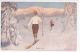 F. K. HRON SIGNED POSTCARD 1920s - WINTER SPORT - SKI - N. 604-10 - Autres & Non Classés