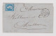 France Heimat 68 Haut-Rhin Altkirch 1866-07-27 Brief Nach Mulhouse - 1863-1870 Napoleon III With Laurels