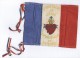 Drapeau " Coeur Sacré De Jesus - Espoir Et Salut De La France " Circa 1915 - 14,5 X 18 Cm - Drapeaux