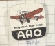 AHO Kitty Hawk Flyer 1903 First Flight Pin (Netherlands Holand Dutch) AIRWAYS Air Plane Aircraft - Airplanes