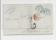 Norwegen , 1855 ,  " CHRISTIANIA-16.3.1855 " Sehr Klar ! ,kpl. Brief Nach Frankreich , Sehr Schön ! #2389 - ...-1855 Vorphilatelie