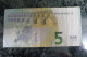 N016 - EXTREMELY RARE - 5 EURO AUSTRIA N016F6 Draghi - 5 Euro