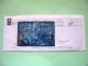 United Nations (New York) 1999 Cover To USA - Chagall Memoril Window Miniature Sheet (1967) - Human Rights Slogan - Brieven En Documenten