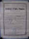 Certificat études Primaires 1930 - Diploma & School Reports