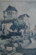 87 - ORADOUR SUR GLANE - TRES RARE DESSIN SEPTEMBRE 1945- F. DUBREUIL- A M. CARDON DIRECTEUR REGION SUD OUEST SNCF - Dibujos