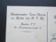 DR 1928 Reichspräsidenten Nr. 411 Oberrand W 2`9'2 Einfachfrankatur! PK. Akademischer Turn Verein Zu Berlin - Briefe U. Dokumente