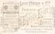03403 "CHOCOLAT LOUIT FRERES & CO - GUERRE DU TRANSWAAL - BOMBARDEMENT DE LADYSMITH, 30/10/1899" MILITARI.  FIGUR. ORIG. - Schokolade