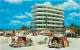 258705-Florida, Sarasota, Three Crowns Hotel & Court, Beach Bathers Scene, Dexter Press No 10535-B - Sarasota