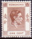 HONG KONG 1938 SG #140 1c MLH Brown - Unused Stamps