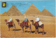 Timbre / Stamp / Egypte / Egypt / 1976 / Collés Sur Carte Postal : Les Pyramides De Kheops - GUIZEH - Gebraucht