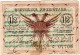 RARE BILLET 1/2 Francs Korce  REPUBLIKA SHQIPETARE Du 10.10.1917 GJYSME FRANGE - Albanie