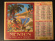 Calendrier Almanach Du Facteur 1996 Affiches 1900 De MENTON Et CABOURG Intérieur Région Parisienne - Grand Format : 1991-00