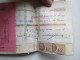 Frankreich 1933 Kolonie Marokko Sparbuch / Societe Generale Alsacienne De Banque. Mit Fiskalmarken!! Oudjda Maroc - Lettres & Documents