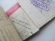 Delcampe - Frankreich 1933 Kolonie Marokko Sparbuch / Societe Generale Alsacienne De Banque. Mit Fiskalmarken!! Oudjda Maroc - Covers & Documents
