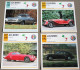 Lot 8 Fiches Alfa Romeo Giulia Junior Autobianchi Bianchina - Cars