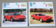 2 Fiches Voiture DINO 308 GT4 Et 246 GT - Cars