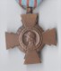 MEDAILLE CROIX DU COMBATTANT - Poinçon + BR , Tige à Boule - France