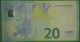 20 EURO S013A1 Draghi Italy Serie SF Perfect  UNC - 20 Euro