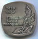 FOOTBALL / SOCCER / FUTBOL / CALCIO - FSJ, Yugoslavia, Federation, Medal / Plaque, BERTONI MILANO, Dimension: 55x55mm - Abbigliamento, Souvenirs & Varie