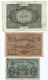 Lot De 3 Billets D' Allemagne  (2 Scans ) - Autres & Non Classés