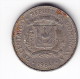 1986 Dominican Republic 25 Centavos Coin - Dominicaine