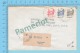 Uruguay ( Montevideo To Overseas, Dept New York , Registered,cover  Cachet) 2 Scans - Uruguay