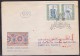 =Enveloppe Pologne 2 Timbres Non Dentelés Se Tenant Varsovie 18.12.1959, Flamme Verso 5.1.60 - Machines à Affranchir (EMA)