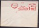 =Enveloppe Pologne 2 Timbres Non Dentelés Se Tenant Varsovie 18.12.1959, Flamme Verso 5.1.60 - Maschinenstempel (EMA)