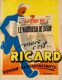 Postcard - Poster Reproduction - Ricard Boisson Rafraichissante 1950 - Publicité