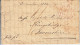 LETTRE DE 1826 DECEMBRE - CACHET ROUGE "PAID1827"- ECRITE DANS PLUSIEURS DIRECTIONS !!!- EN L'ETAT- RRR - ...-1840 Préphilatélie
