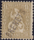 Heimat NE (les) BRENETS 187? Langstempel Auf Zu#36 1Fr Goldene Sitzende Helvetia - Usati