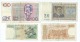 Lot De 4  Billets  Belge -  (2 Scans)- - Other & Unclassified