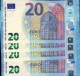 FRANCE 20 Euros 2015 - DRAGHI  - U 009C5 - N°: UD8318652012 - NEUF - UNC - 4 N° Successifs - 20 Euro