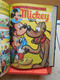 Delcampe - RELIURE MICKEY MAGAZINE DU N°256 Au N°273 1955, Le Journal De DAVY CROCKETT, 20000 Lieux Sous Les Mers..MICKY MAUS. - Otros & Sin Clasificación