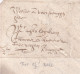 616/23 - Lettre PRECURSEUR YPRES 1661 Vers Un Avocat à BRUGGE - RARE Indication De Port à L'encre - 1621-1713 (Spaanse Nederlanden)