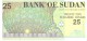 Sudan - Pick 53 - 25 Dinars 1992 - Unc - Soudan