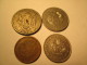 ROMANIA Lot Of 4 Coins 2 Lei 1924 1 Leu 1963 25 Bani 1966 5 Bani 1956 # 3 - Romania