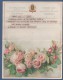 JOLI TELEGRAMME ROYAUME DE BELGIQUE - ILLUSTRATEUR A. TINOT - FLEURS PIVOINES OU ROSES - B. ?? (F.V.) GENT - Telegrams