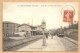 LA GIRAUDIERE (Rhône). -- Gare De Courzieu-Brussieu - Voyagée 1910 - TRAIN - GARE - La Giraudière - Autres & Non Classés