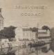 COGNAC - COURVOISIER COGNAC - LE CHATEAU - DISTILLERY - CARACTERES EN RELIEF - CPA NON VOYAGEE - Cognac