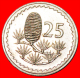 &#9733;CEDAR Of LEBANON: CYPRUS 25 MILS 1977! LOW START&#9733;NO RESERVE! - Chipre