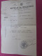 1938 ACTE DE MARIAGE EXTRAIT REGISTRE ETAT CIVIL 1856  CAD MAIRIE DE TOULON - Historical Documents