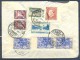 1937 , GRECIA , SOBRE CIRCULADO ENTRE ATENAS Y DUISBURGO , MARCAS DE CONTROL POSTAL - Storia Postale